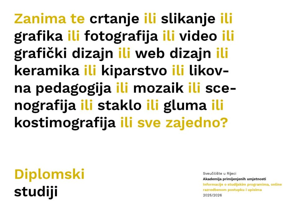 Informacije Upis Diplomski 2025 2026
